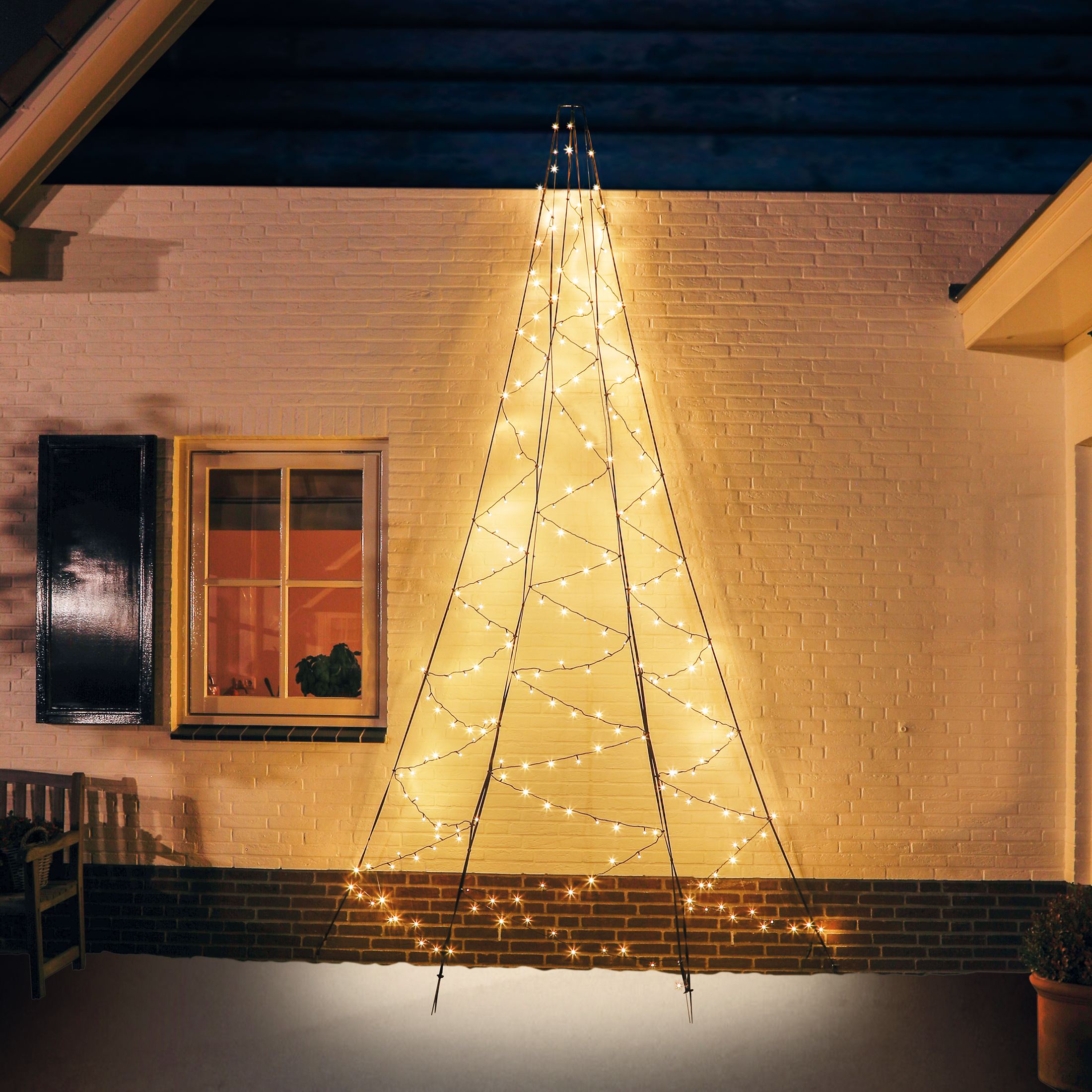 FAIRYBELL LED-Weihnachtsbaum All-Surface, 200 cm, 240 warmweiße