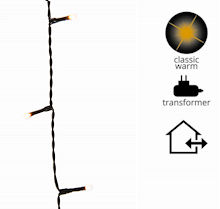 LUMINEO LED-Lichterkette Ricelights LED klassisch-warmwei