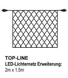 SIRIUS Top-Line-System LED-Erweiterungs-Lichternetz 100 LED warmwei