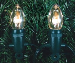 FDL Starleds LED-Lichterkette 10m 20 LED-Kerzen 60 LED warmwei�