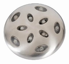 LUXFORM LED-Einbaustrahler Thalos 2er-Set Warmweiss Edelstahl