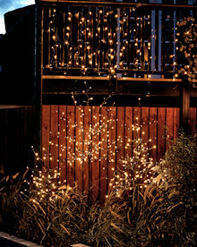 SIRIUS Top-Line-System LED-Lichtervorhang 100 LED warmwei