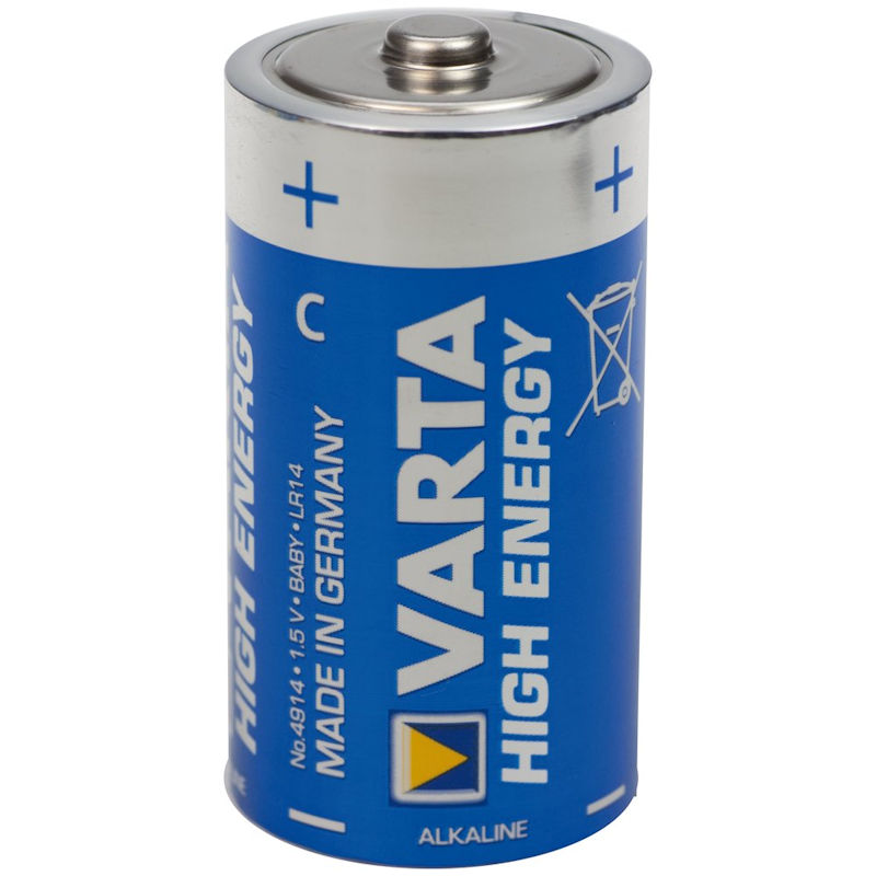 VARTA Batterie High Energy, Baby C 1,5 V 2erPack